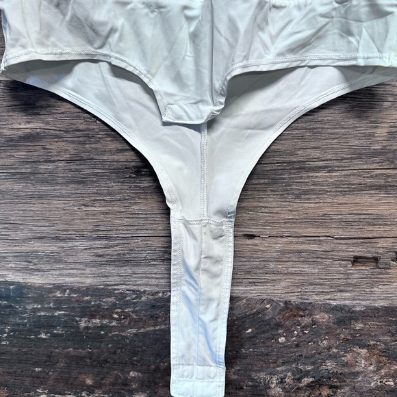 J. Crew Blue Striped Button down Women’s Bodysuit - Picture 3 of 7